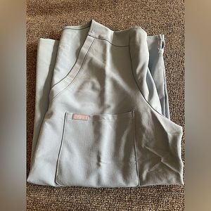 FIGS catarina light blue top